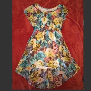 High-Low Floral Sundress